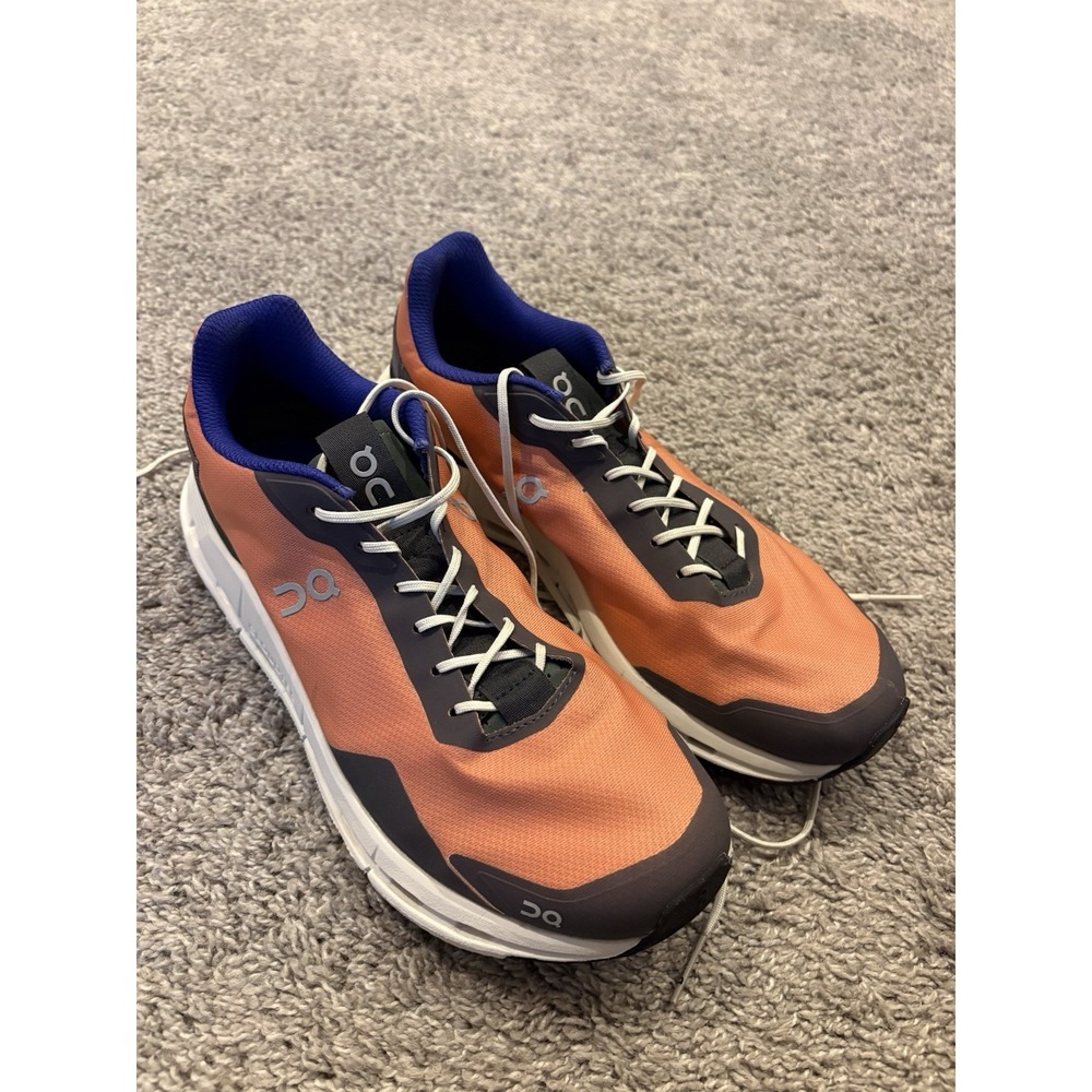 ON CLOUD CLOUDNOVA Women's running shoes 9.5 EU 41 $160 Orange / Blue Worn Once